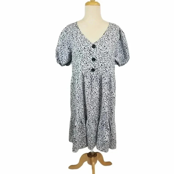 {SHEIN} Speckled Print Pull-on Dress - Picture 1 of 9